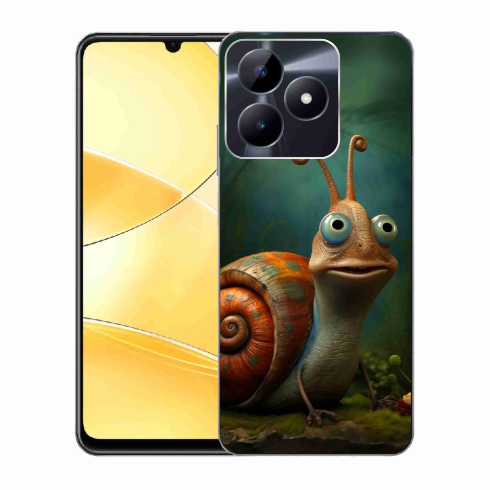 Zselés borító mmCase a Realme C51/C53 készülékhez - csiga