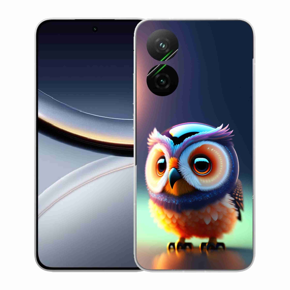 Gél borítás mmCase a Xiaomi Poco F7 5G számára - bagoly