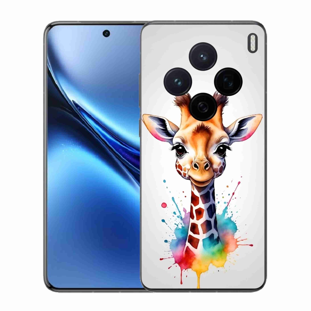 Zselés borítás mmCase a Vivo X200 5G-hez - zsiráf 1