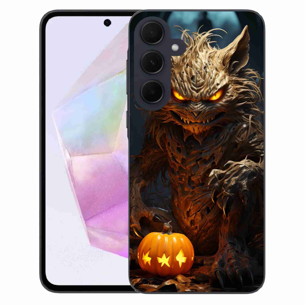 Gél borítás mmCase Samsung Galaxy A35 5G - Halloween szörny - Samsung Galaxy A35 5G - Halloween szörny