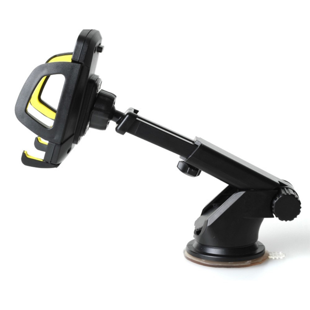 Univerzális autós üvegtartó mobiltelefonhoz 6,3-ig - sárga színű