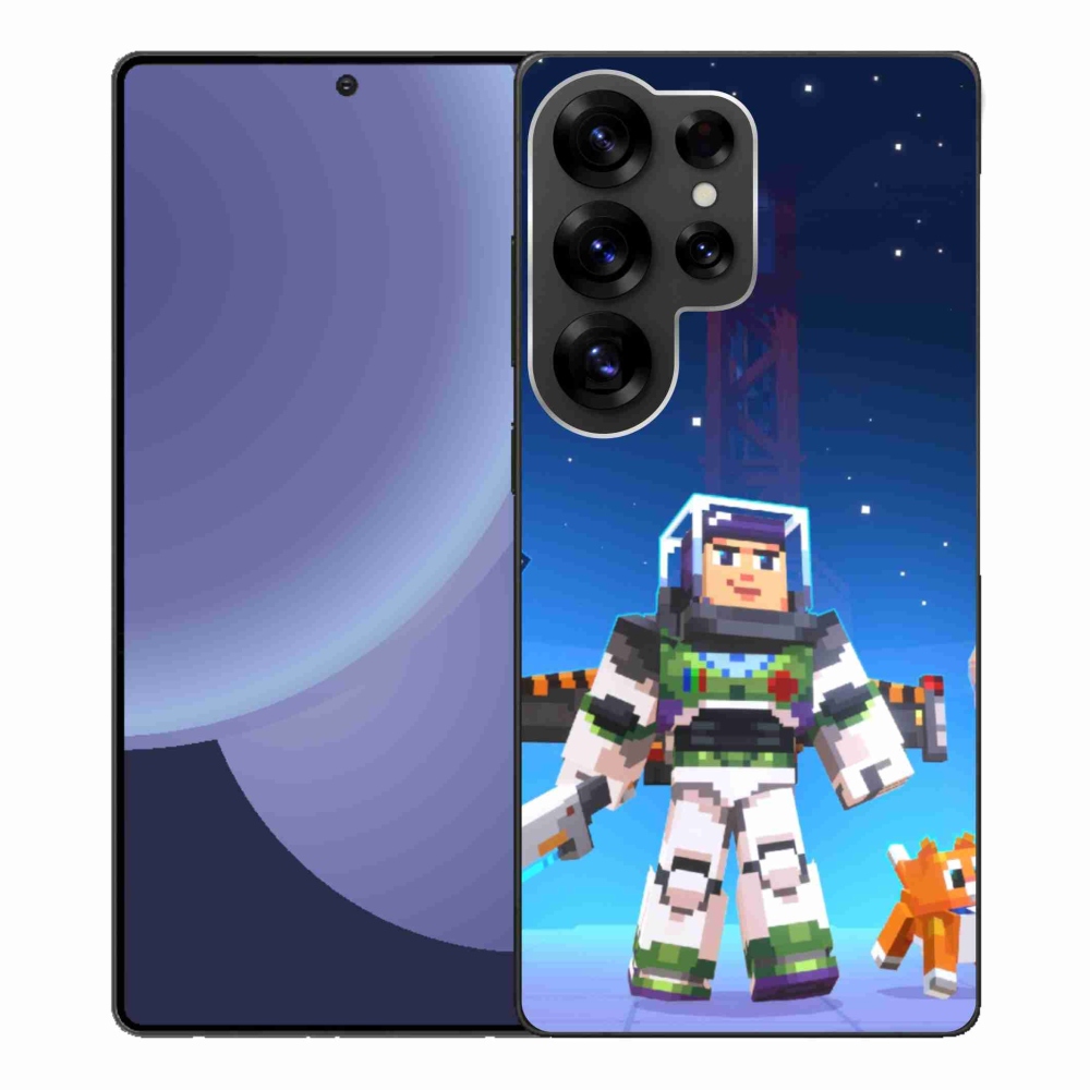 Gél borítás mmCase Samsung Galaxy S25 Ultra készülékhez - minecraft 2