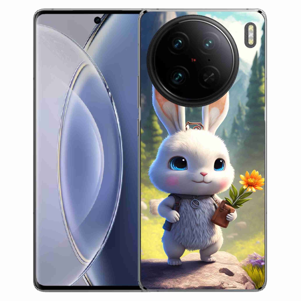 Gél borítás mmCase a Vivo X90 Pro készülékhez - aranyos nyuszi