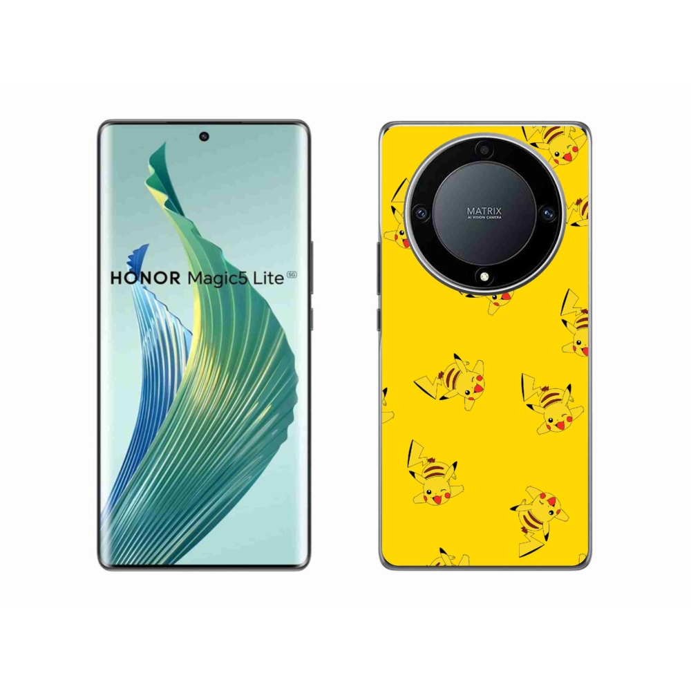 Zselés borítás mmCase a Honor Magic 5 Lite 5G számára - pikachu