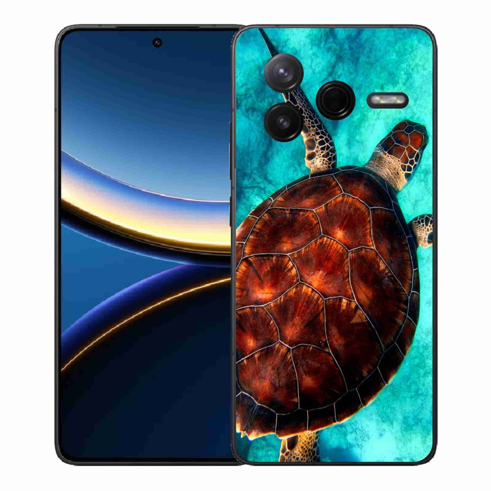 Gél borítás mmCase a Xiaomi Poco F7 Pro számára - teknősbéka