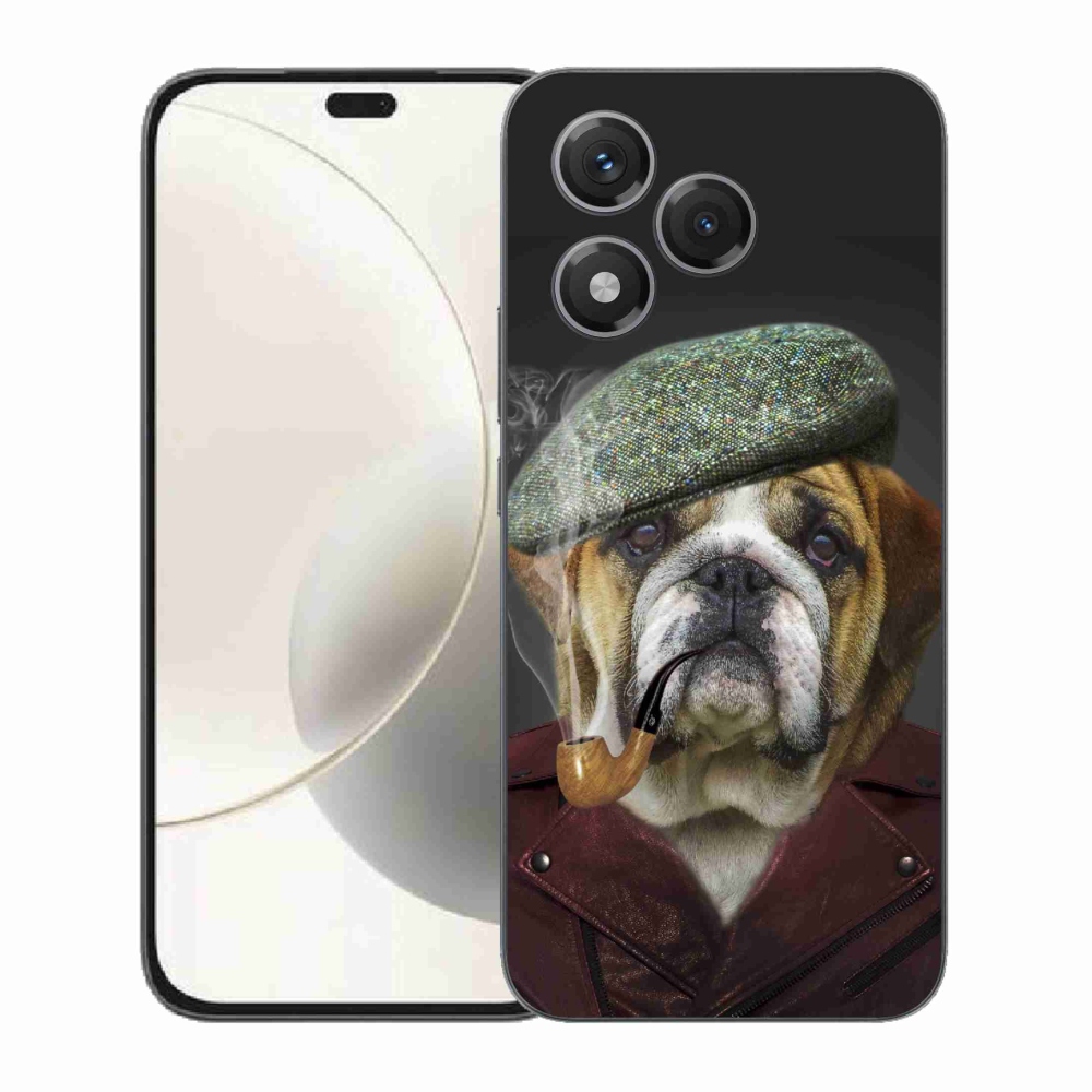 Zselés borítás mmCase a Honor 400 Lite-hoz - kutya csővel