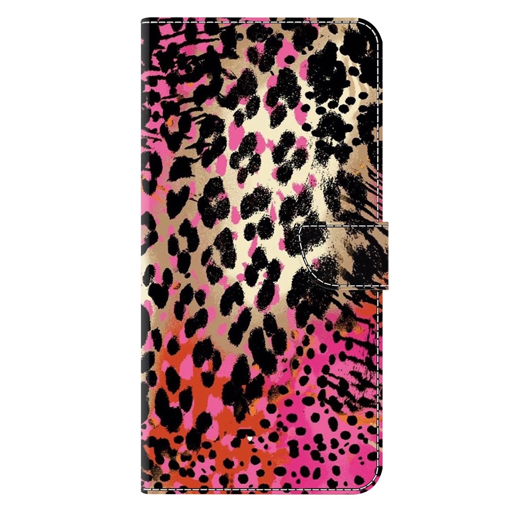 Határozottan könyves tok Samsung Galaxy A17 4G/5G/A26 5G - fekete és rózsaszín pöttyökkel