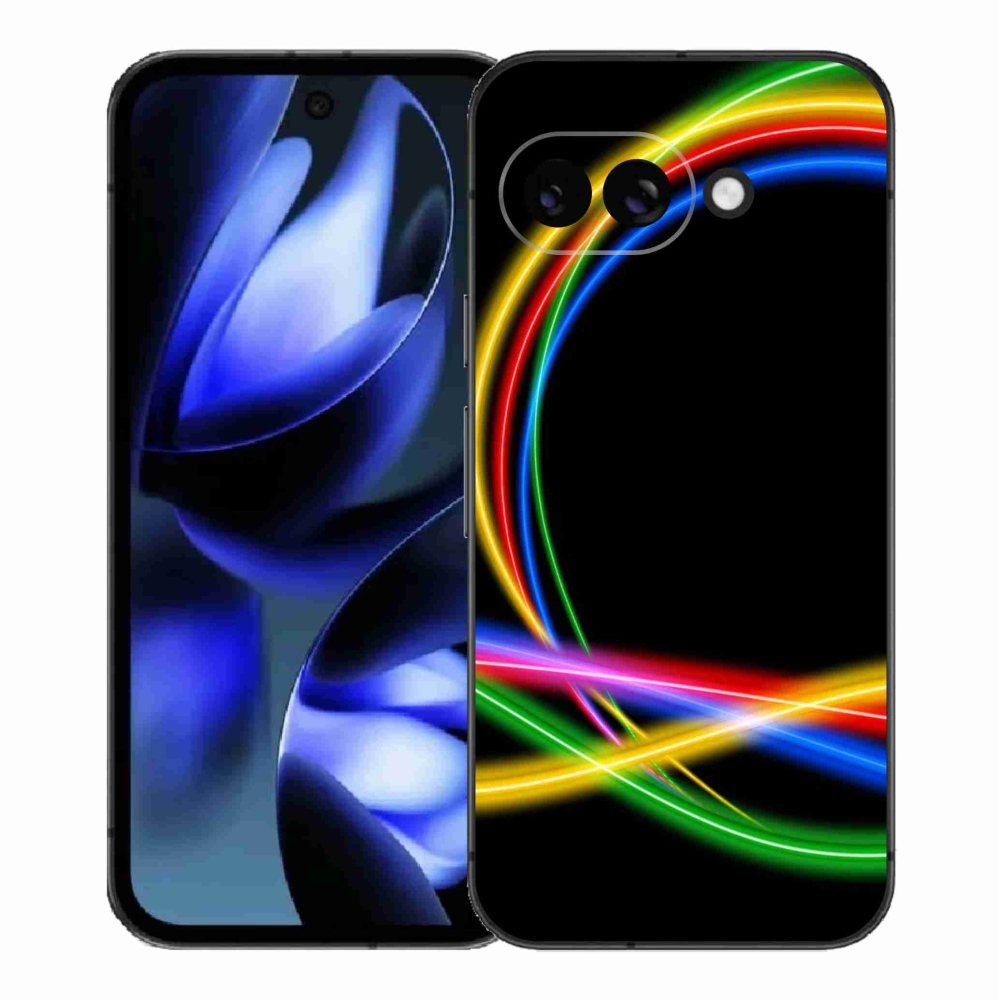 Gél borítás mmCase a Google Pixel 9a számára - neon körök