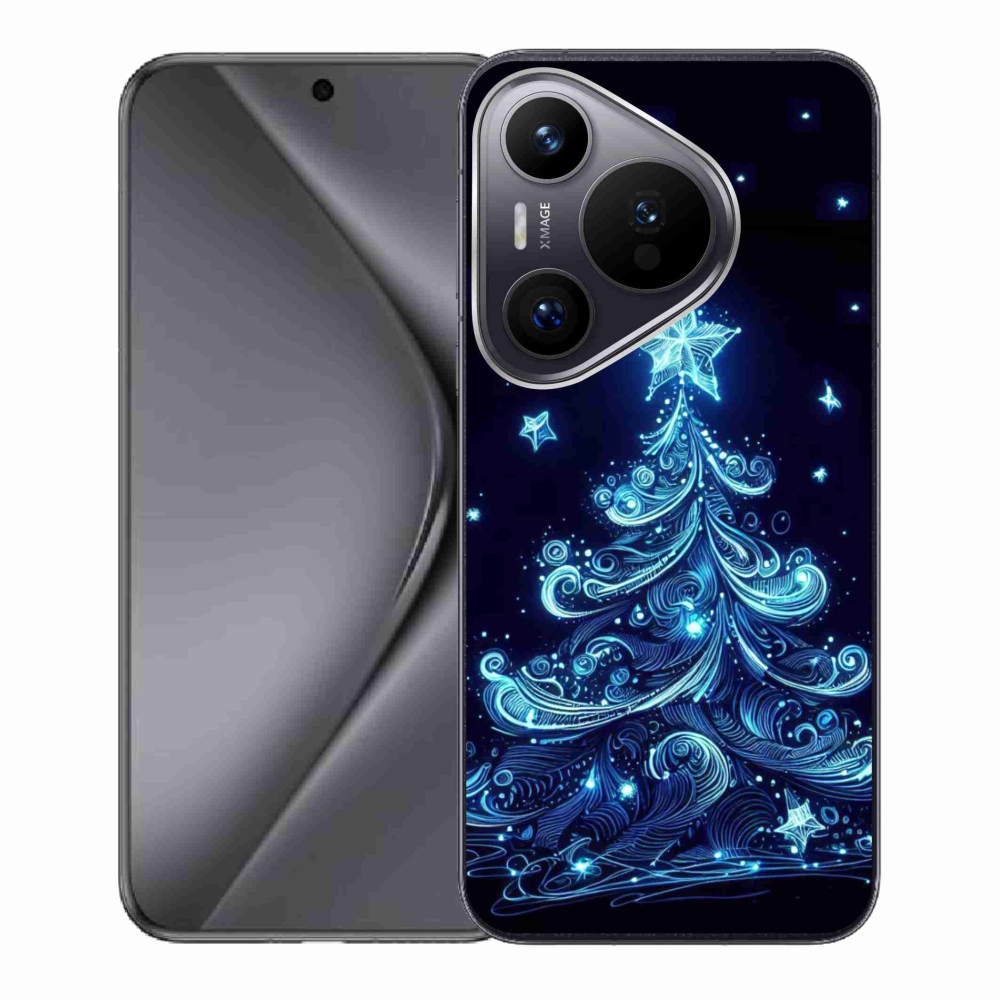 Gél borító mmCase a Huawei Pura 70 - neon karácsonyfa 4