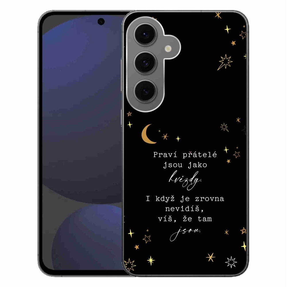 Gél borítás mmCase Samsung Galaxy S24 FE - idézem 6 fekete háttér