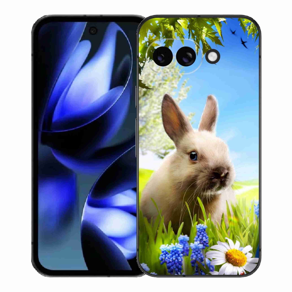 Gél védőhuzat mmCase a Google Pixel 9a készülékhez - nyuszi