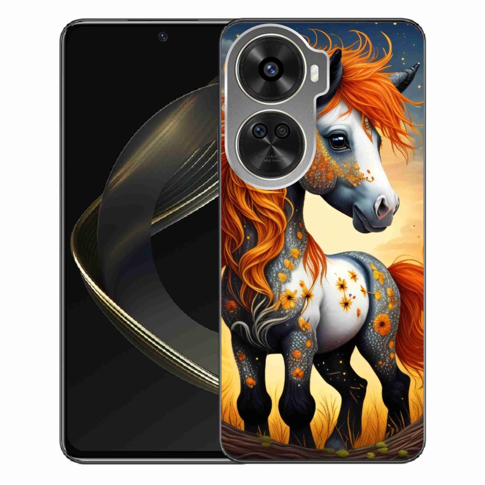 Gél borítás mmCase a Huawei Nova 12 SE számára - színes póni