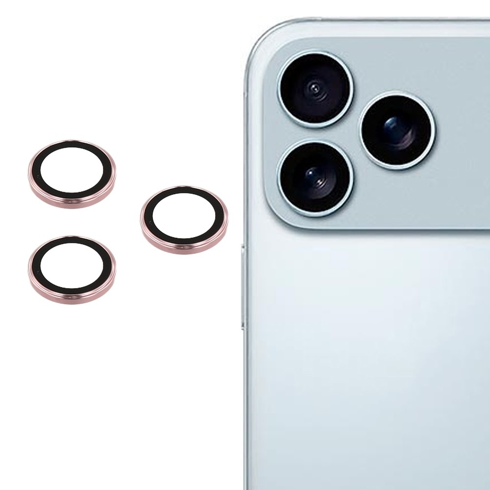 Ultra HD kamera lencseüveg iPhone 17 Pro/17 Pro Max készülékhez (különálló szemüveg) - rózsaszín