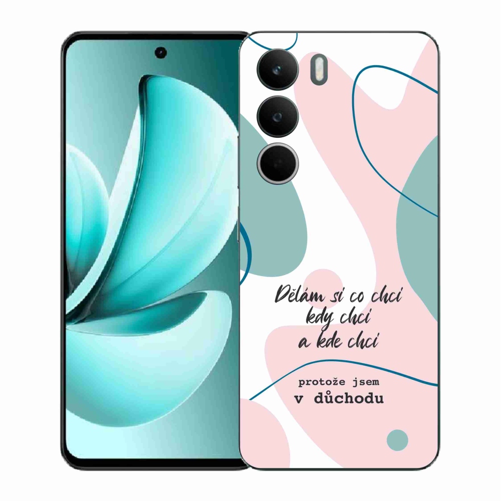 Gél borító mmCase a Realme C71 készülékhez - vicces szöveg 10 fehér háttér