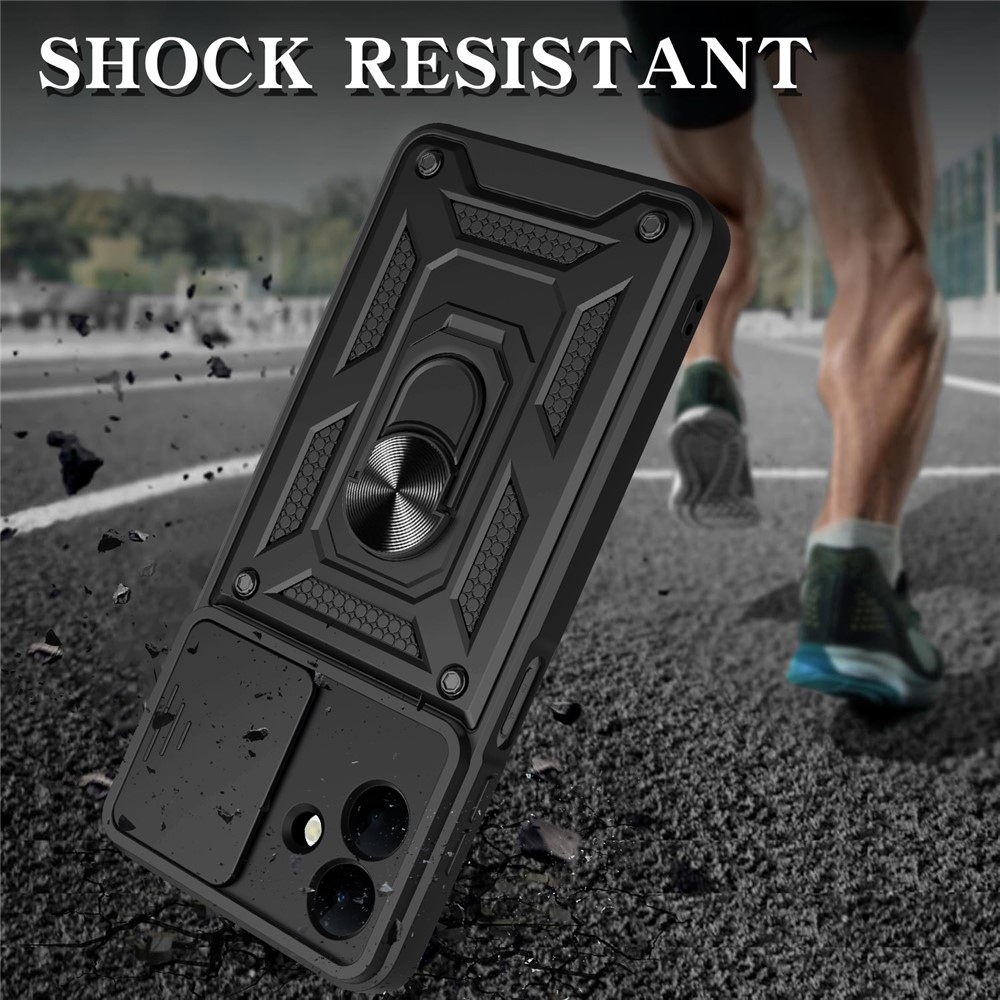 Csúszásálló borítás Samsung Galaxy A07 4G készülékhez - fekete