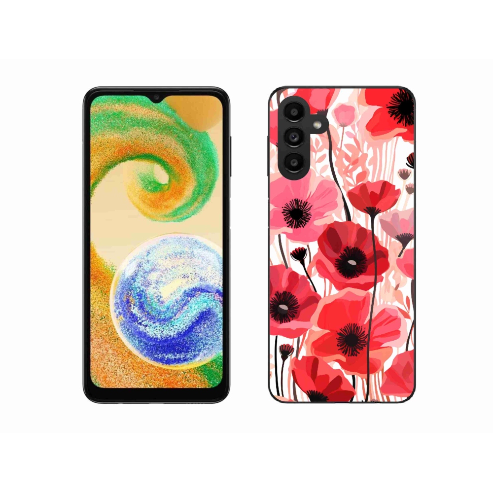 Zselés borítás mmCase Samsung Galaxy A04s (164.7x76.7x9.1mm) - mákos 1