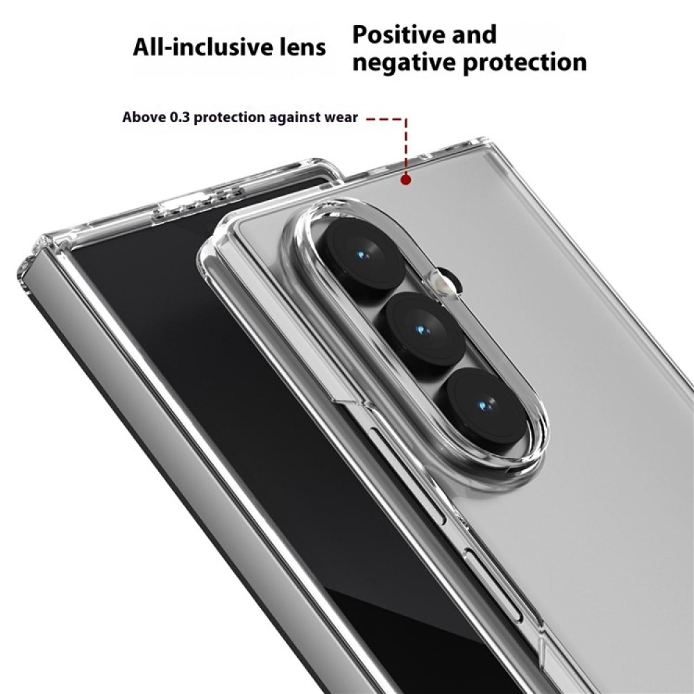 Műanyag borítás Samsung Galaxy Z Fold7 5G készülékhez - átlátszó