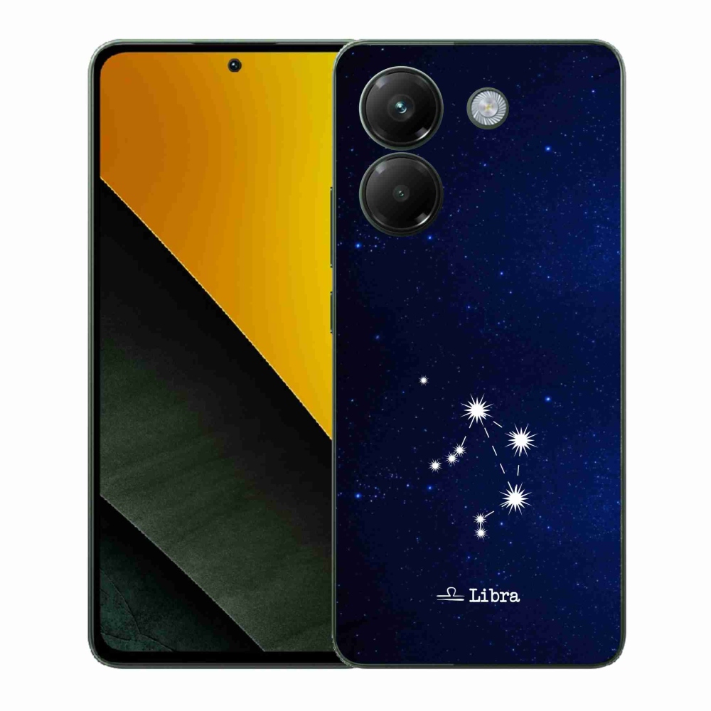 Gél borítás mmCase a Xiaomi Poco M7 Pro 5G számára - csillagkép Libra