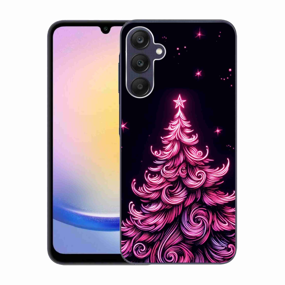 Gél borítás mmCase Samsung Galaxy A25 5G - neon karácsonyfa 2