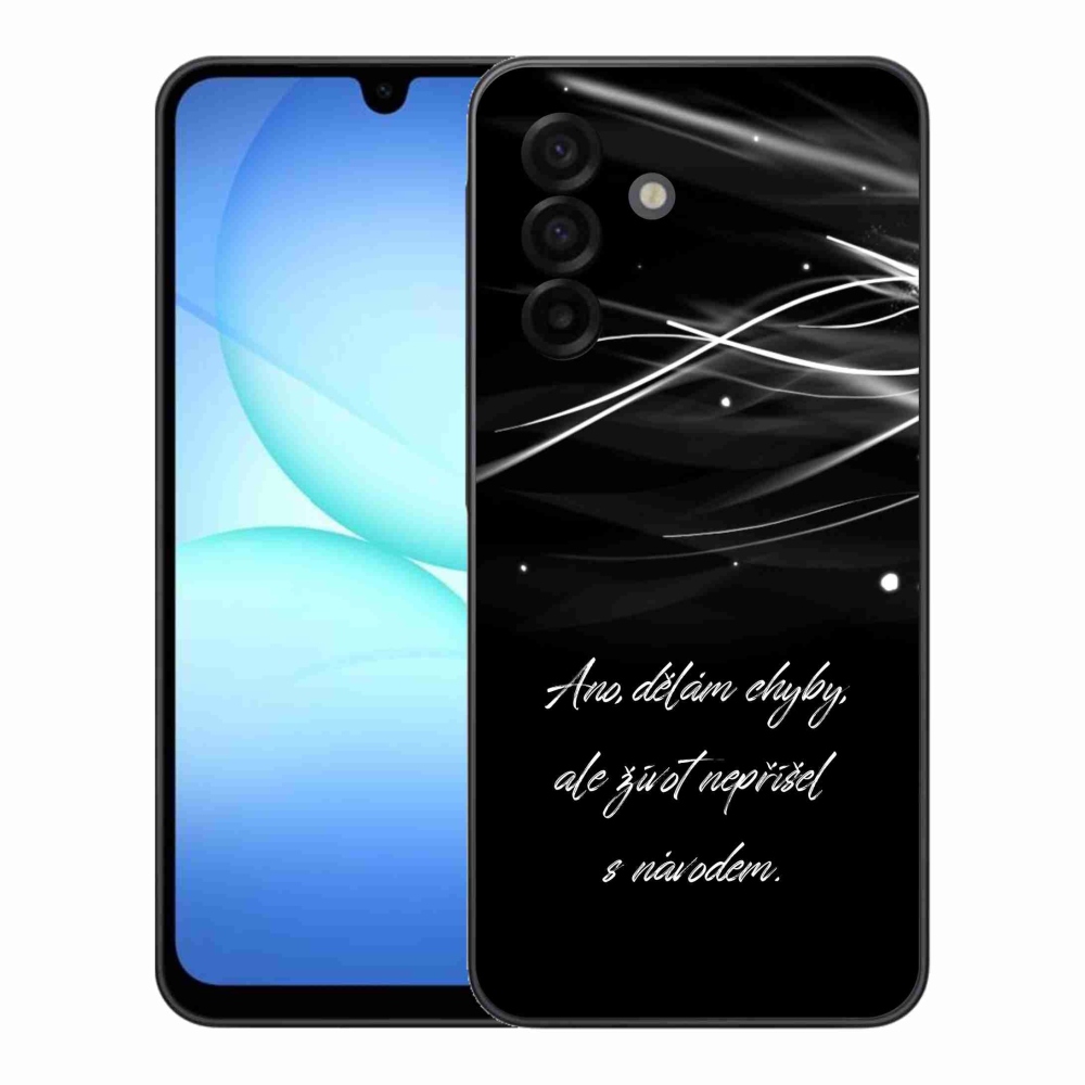 Gél védőhuzat mmCase Samsung Galaxy A17 4G/5G - idézem fekete háttér