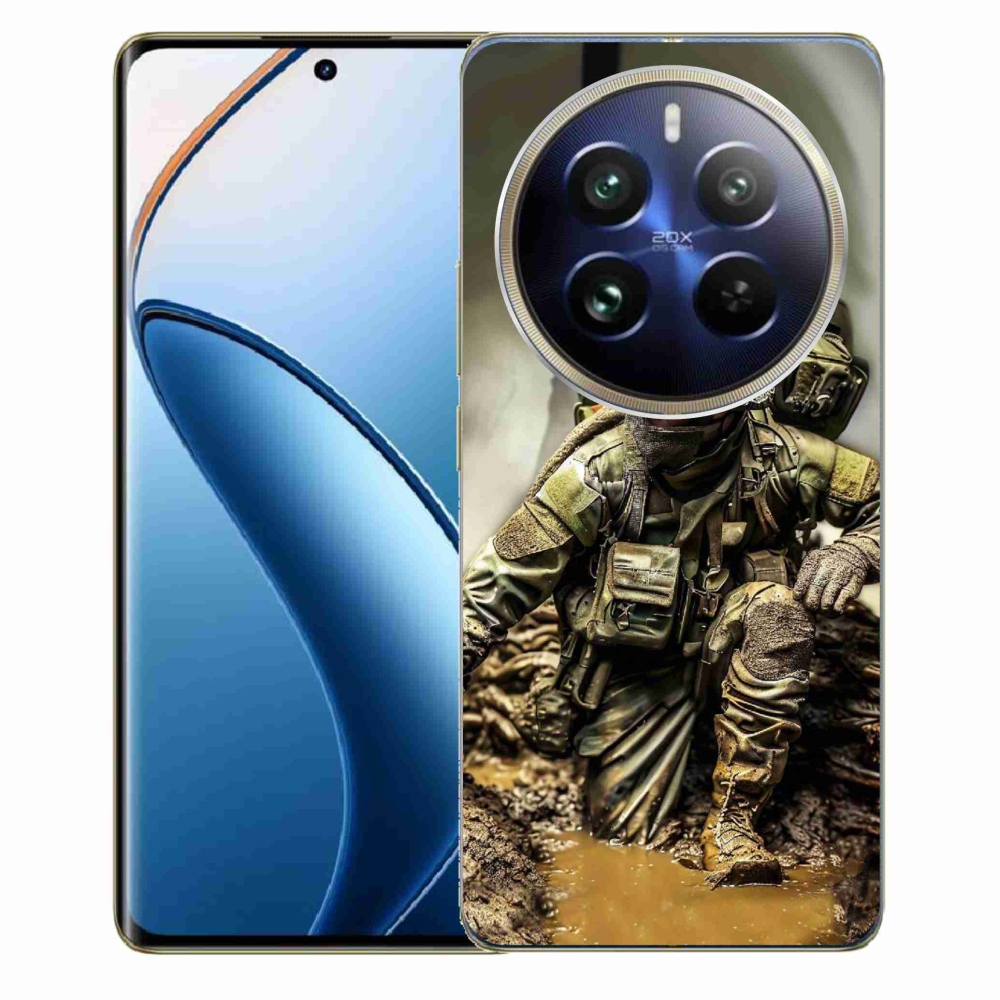 Gél borítás mmCase a Realme 12 Pro 5G/12 Pro+ 5G - katona számára
