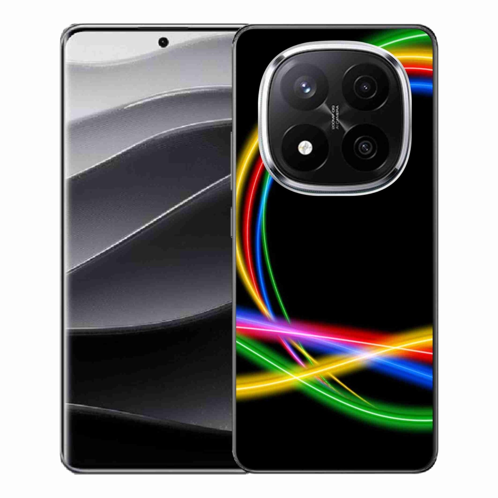 Gél borítás mmCase a Xiaomi Redmi Note 14 Pro+ 5G - neon körökhöz