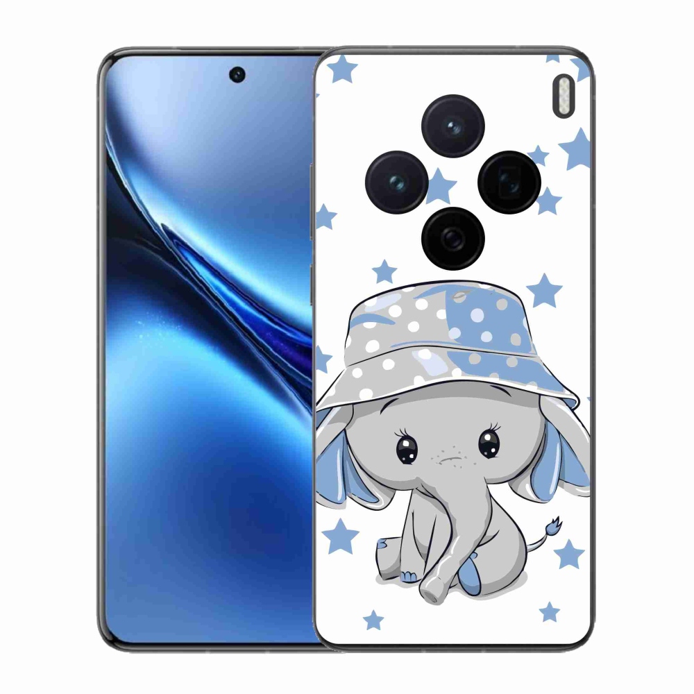 Zselés borítás mmCase Vivo X200 5G - kék elefánthoz