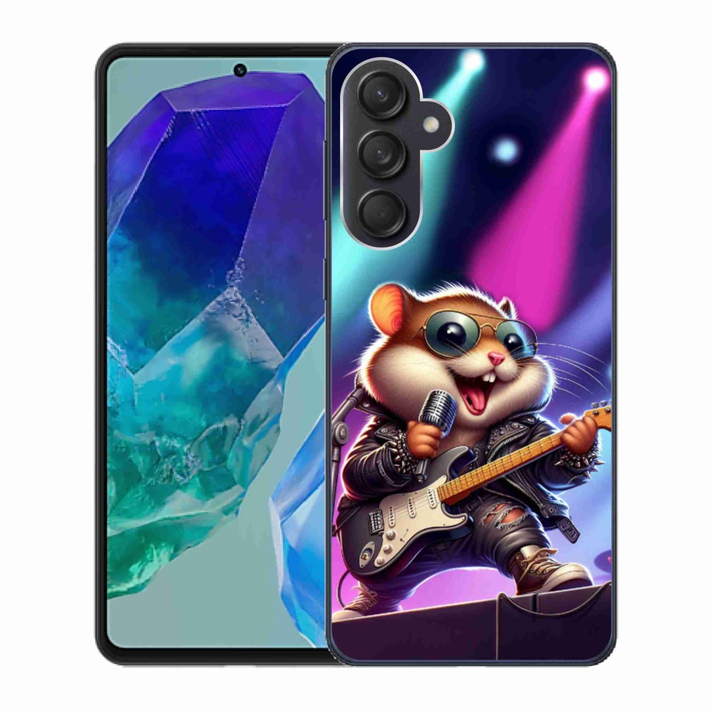 Gél borítás mmCase Samsung Galaxy M55 5G - hörcsög rockerhez