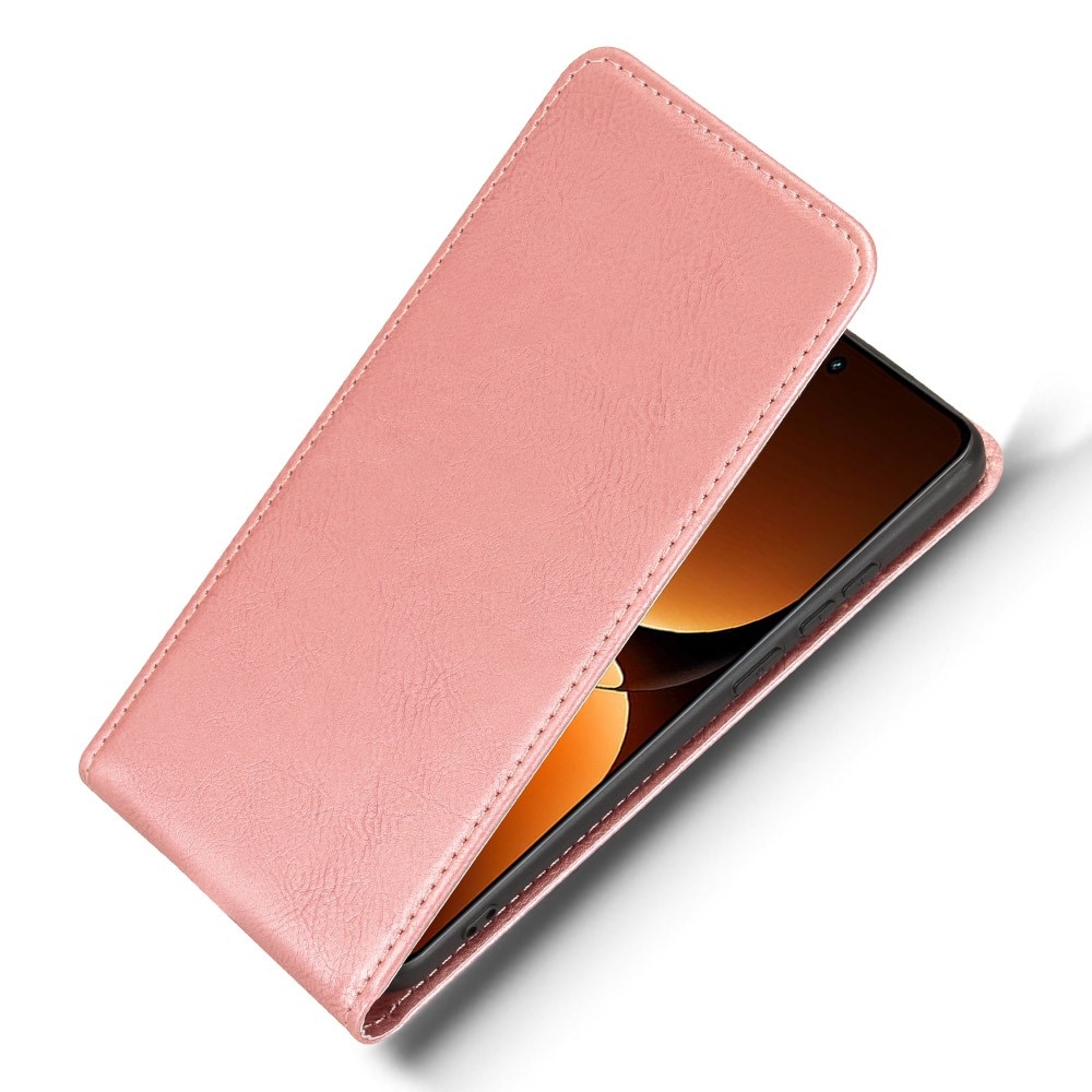 Vert flip tok a Realme GT 7 Pro 5G készülékhez - rózsaszín arany