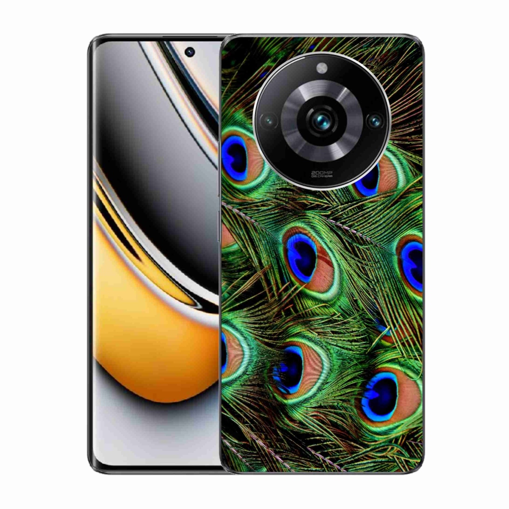 Zselés borítás mmCase a Realme 11 Pro/11 Pro+ készülékhez - pávatoll