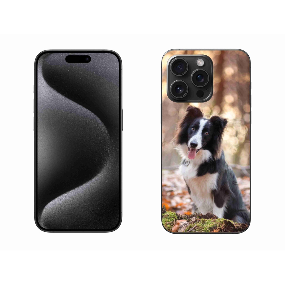 Gél tok mmCase iPhone 15 Pro Max készülékhez - border colie 1