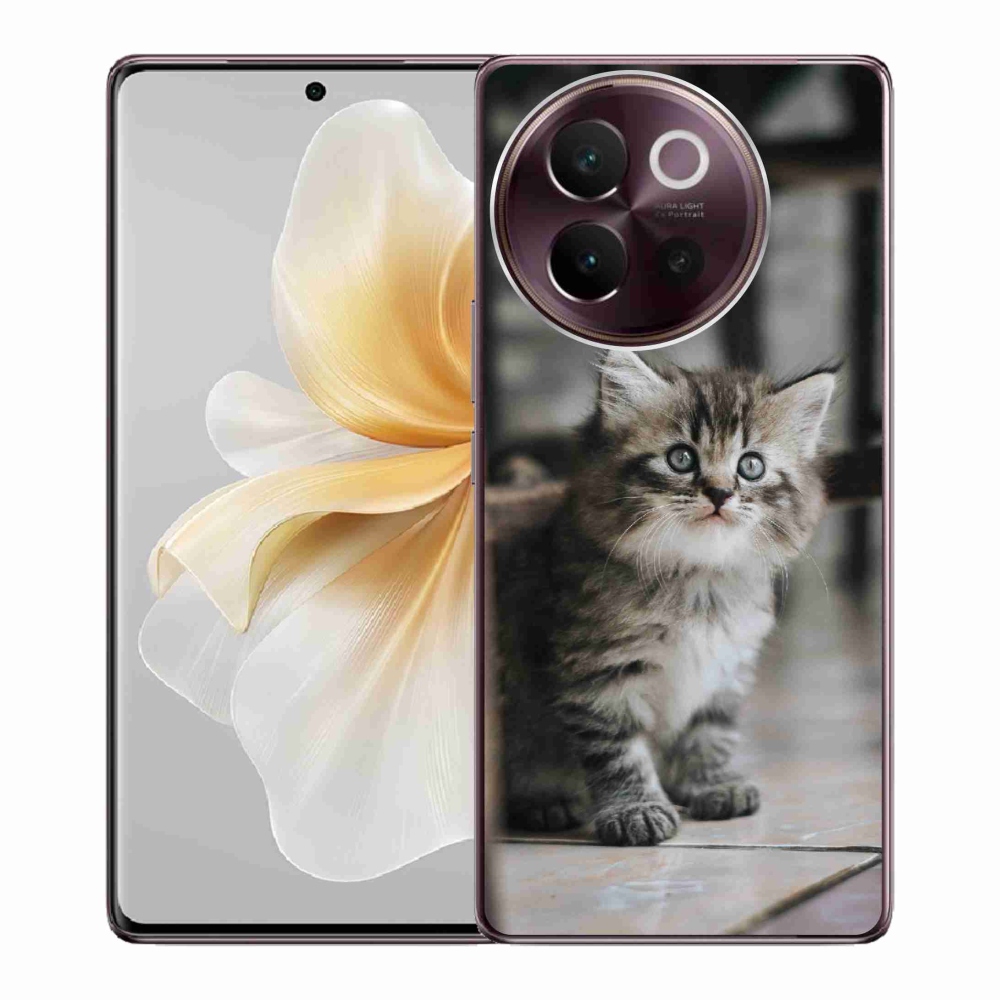 Gél borítás mmCase a Vivo V40 Lite 5G készülékhez - cica