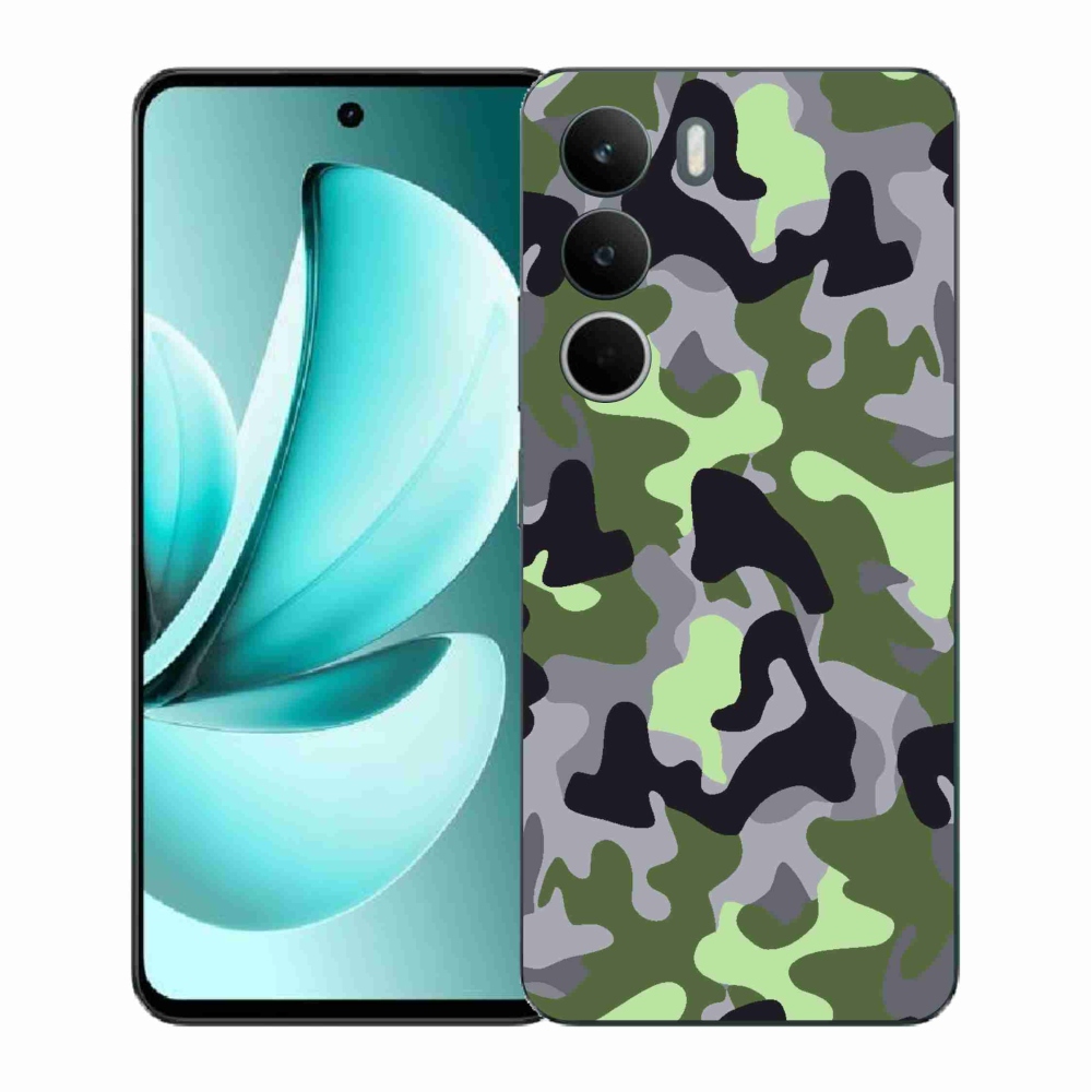 Gél borítás mmCase a Realme C71 készülékhez - álcázó minta 7