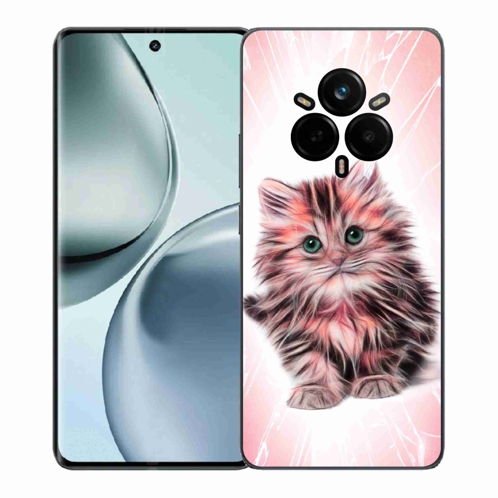 Gél borítás mmCase a Realme 14 Pro 5G számára - aranyos cica