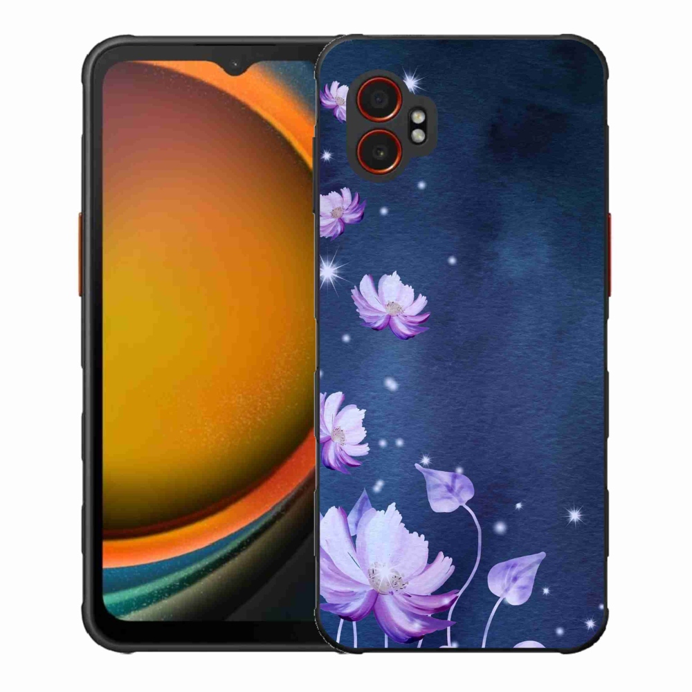 Gél borítás mmCase Samsung Galaxy Xcover 7 Pro - hulló virágok