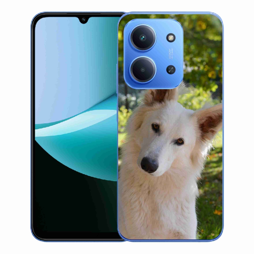 Gél borítás mmCase a Xiaomi Redmi 15C 4G/5G (173mm) - fehér svájci pásztor 1