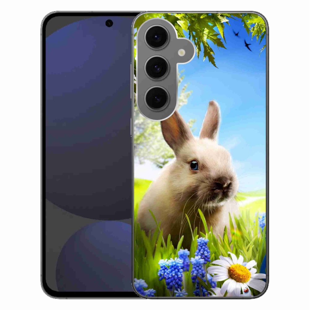 Gél védőhuzat mmCase Samsung Galaxy S24 FE készülékhez - nyuszi