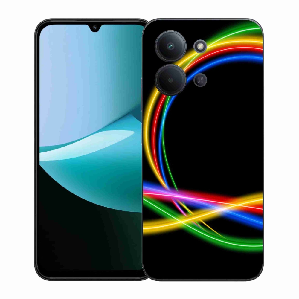 Gél borítás mmCase a Xiaomi Redmi 15C 4G (171mm)/Poco C85 4G (171mm) - neon körökhöz