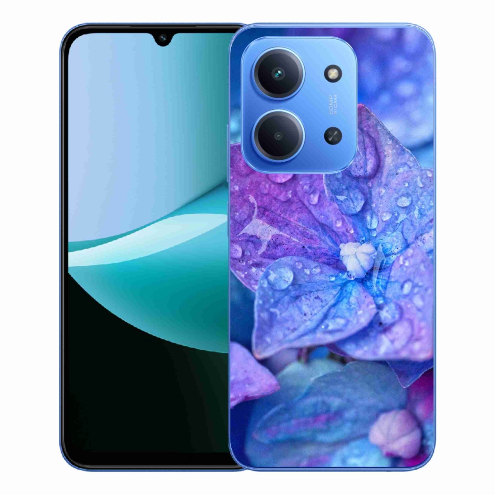 Gél borító mmCase a Xiaomi Redmi 15C 4G/5G (173mm) - lila virág