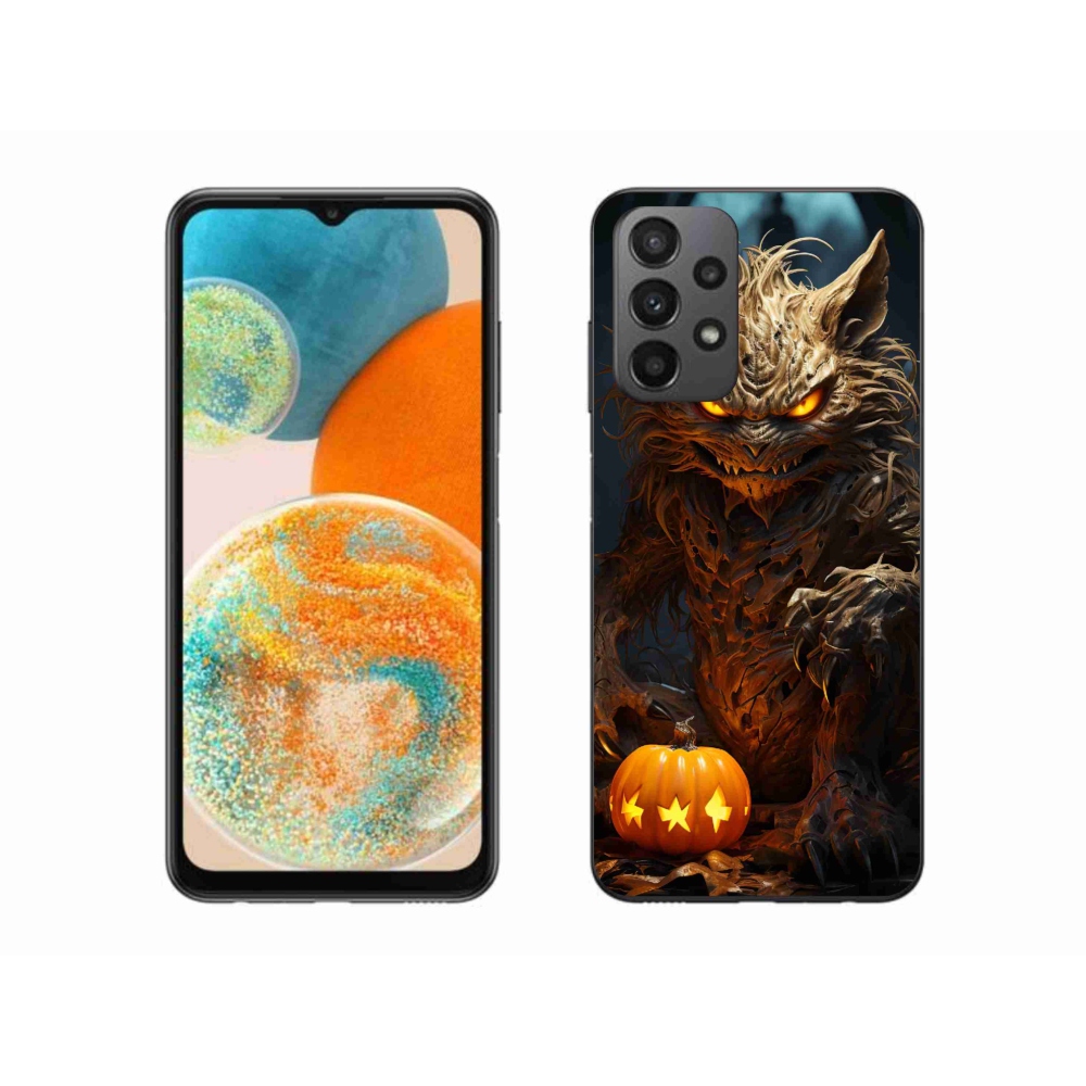 Gél borítás mmCase Samsung Galaxy A23 4G/5G - Halloween szörny - Samsung Galaxy A23 4G/5G - Halloween szörnyeteg