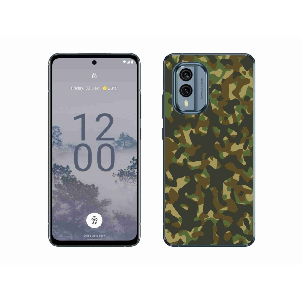 Zselés borítás mmCase a Nokia X30 5G készülékhez - álcázó mintázat 1
