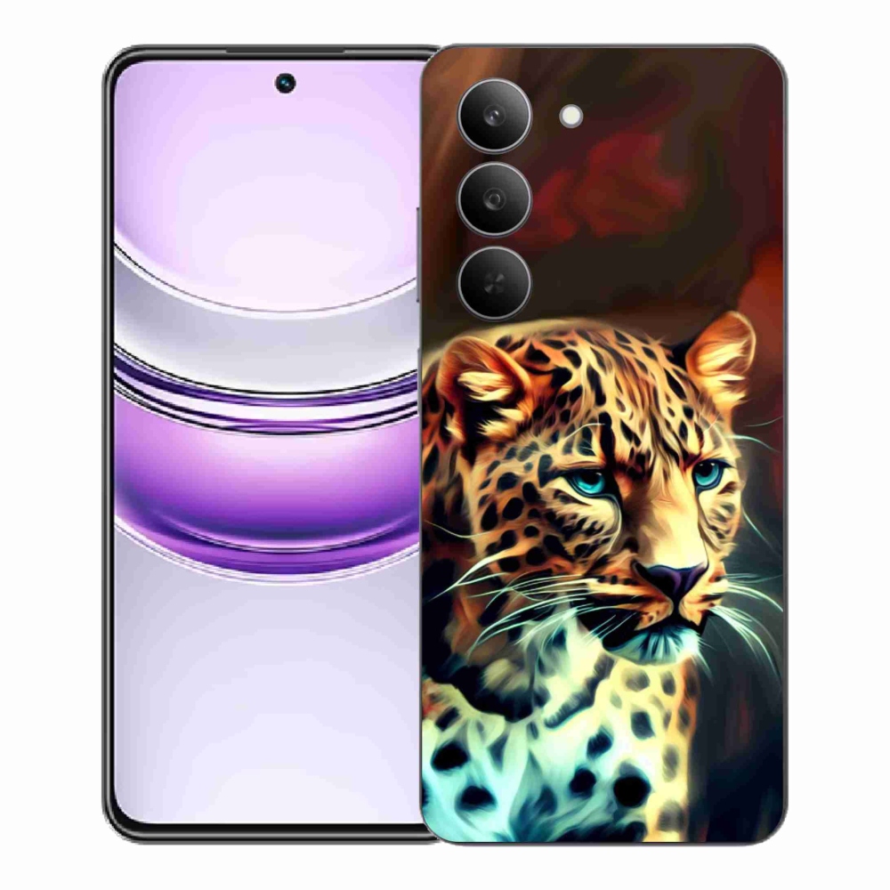 Gél borítás mmCase a Realme 14x 5G készülékhez - leopárd