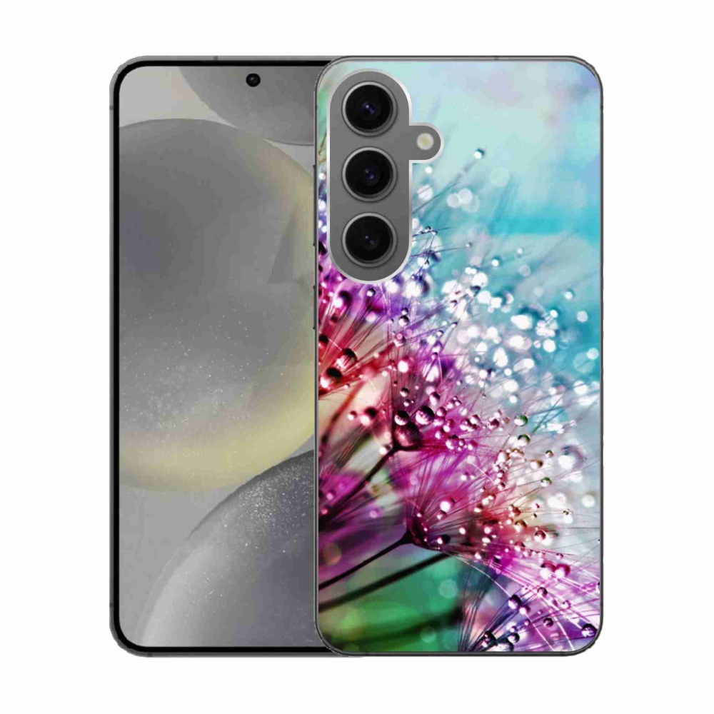 Gél védőhuzat mmCase Samsung Galaxy S24 készülékhez - színes virágok