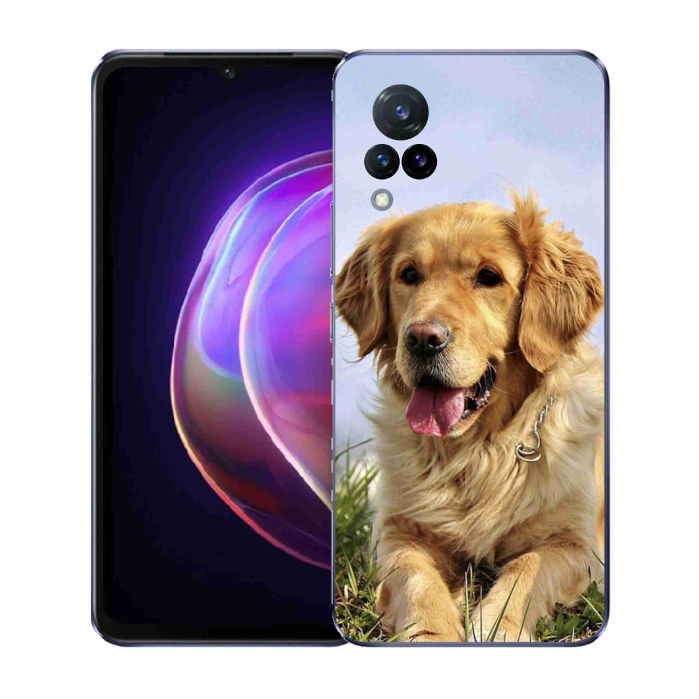 Gél borítás mmCase a Vivo V21 4G/5G készülékhez - arany retriever