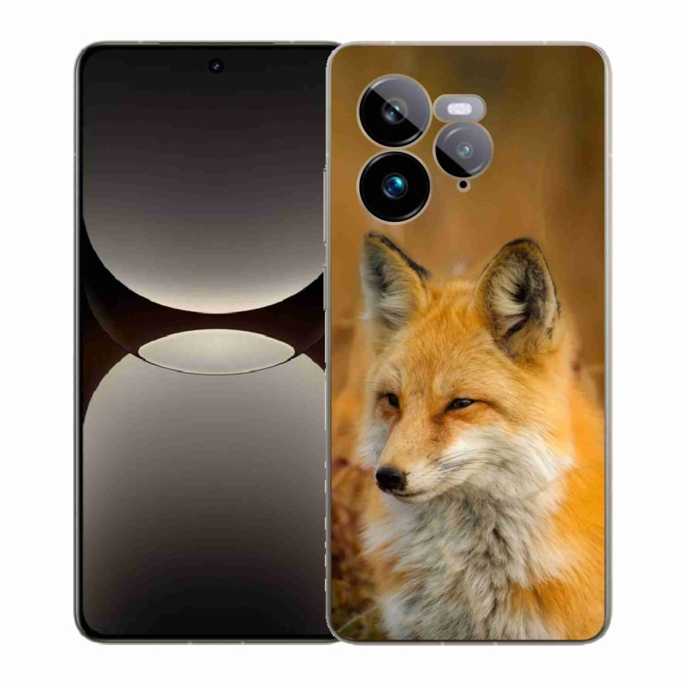 Zselés borítás mmCase a Realme GT 7 Pro 5G számára - róka