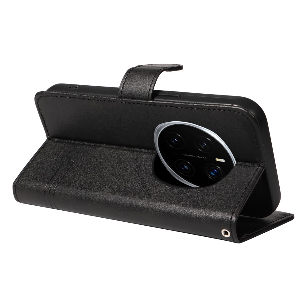 Póló alakú könyvtáska Honor Magic 7 Pro 5G-hez - fekete