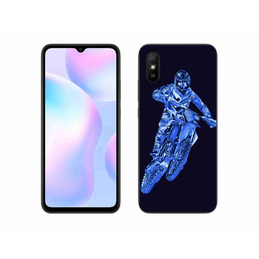Gél borítás mmCase a Xiaomi Redmi 9A számára - motocross 1
