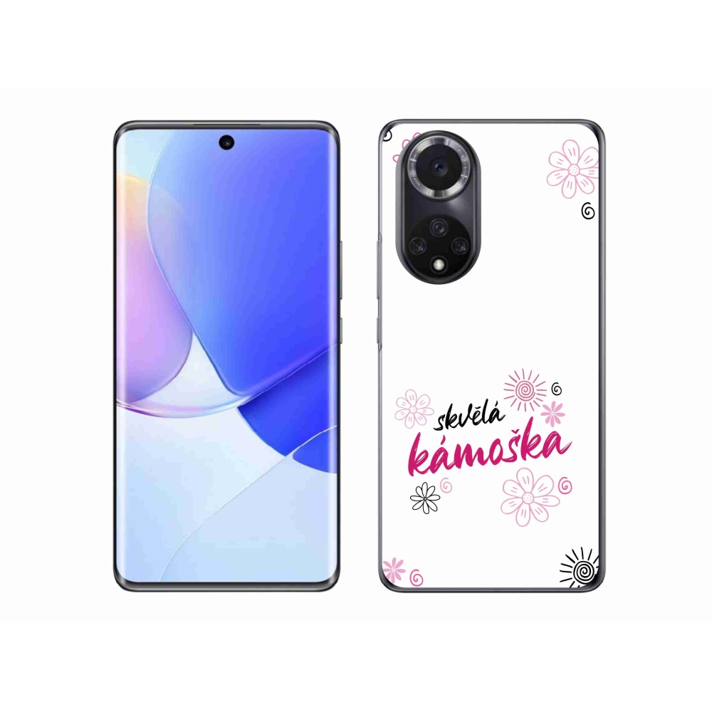 Gél borító mmCase a Honor 50-en - nagyszerű haver fehér háttérrel