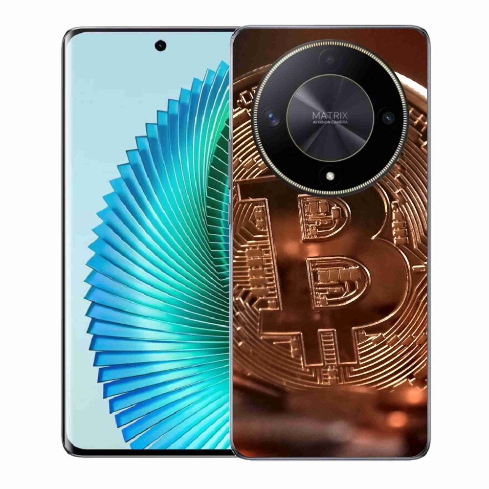 Gél borító mmCase a Honor Magic 6 Lite 5G számára - bitcoin