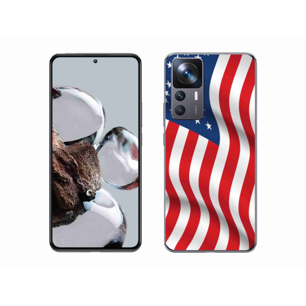 Gél borítás mmCase a Xiaomi 12T számára - USA zászló